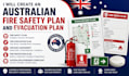 create an australian fire safety plan and evacuation plan