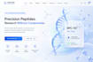 build peptide website peptide store research peptide woocommerce peptide website