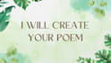 create your wonderful poem