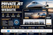 design private jet charter website, charter operator  business aviation website