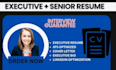 write your senior executive resume cover letter and linkedin optimization