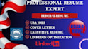 write a professional federal resume