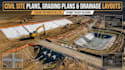 create civil site plans, grading plans and drainage layouts