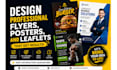 design a professional flyers, posters, and leaflets