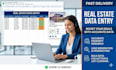do professional real estate data entry and skip tracing