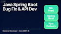 fix bugs and develop rest apis in java spring boot