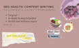 professionally write SEO health and nutrition articles