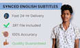 create engaging video subtitles and captions with srt file