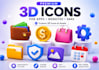 create premium custom 3d icons and assets