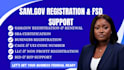 do sam gov registration, uei, cage code and fsd assistance