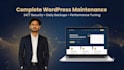 maintain, update, and fix your wordpress website