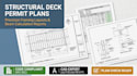 do structural deck framing plan and beam calculation for permit