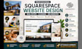 build squarespace real estate website square space cleaning spa website design