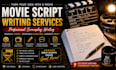 do movie script writing