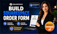 build squarespace order form, flexible ecommerce checkout, custom workflow