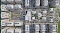 design urban smart city masterplan residential layout 3d aerial site plan render