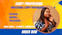 proofread your script screenplay movie script or film script
