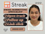 setup streak email open tracking follow up automation link click tracking