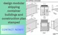 do US modular shipping container buildings construction plan stamped