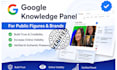 create google knowledge panel and knowledge graph for public figures and brand