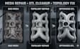 create, repair, modify fix edit stl file repair 3d scan cleanup obj 3mf printing