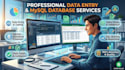 do data entry and logo designing