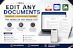 professionally edit and format document