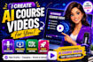 create high converting ai elearning courses and course content
