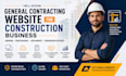 design general contracting website construction website
