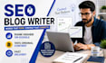 do SEO content writing, blog post, and article writing