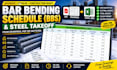 prepare a bar bending schedule bbs and rebar takeoff