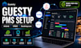 setup guesty pms with airbnb vrbo booking com integration
