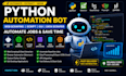 python automation bot, web scraping, script, gui, data scraper, automate job