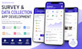 develop survey app, data collection app, questionnaire quiz app, offline app