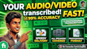 provide professional audio to text transcription services