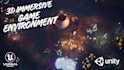 design immersive 3d game environment, level design in unity 3d, unreal engine5