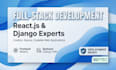 develop a full stack website using react js and django