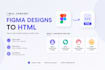 convert figma PSD xd or image design to HTML CSS javascript