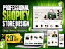 design a high converting shopify store or shopify website redesign
