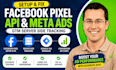 setup and fix facebook pixel API, fix meta ads, GTM server side tracking