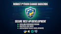 develop your python django backend and rest API