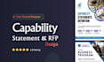 design a professional capability statement for your business