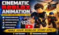 create cinematic roblox  cutscene, mini movie   video