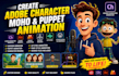 create adobe character moho fnaf puppet animation cartoon animation puppeteer