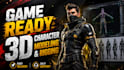 do game ready 3d character modeling and rigging