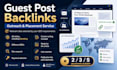 publish guest posts on high quality websites