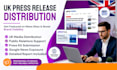 write UK press release distribution submit press kit UK media outlet google news