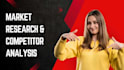 write startup market research and competitor analysis report