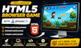 develop HTML5 game, browser game, web game, javascript game for website