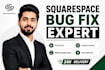 fix squarespace CSS, custom code, javascript and developer issues